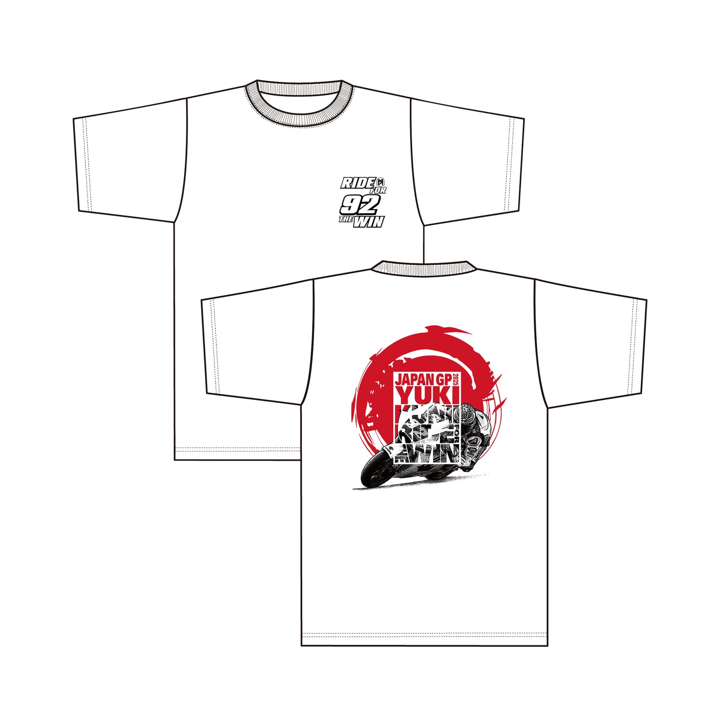 【PRE ORDER / 先行予約販売】RIDE FOR THE WIN T-SHIRTS WITH 92 RISE TOWEL!